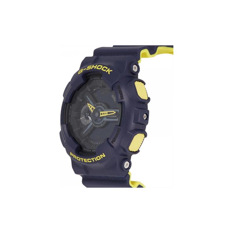 Casio G-SHOCK series theme series GA-110 series fashionable street cool high-end classic pointer dual display quartz movement Japanese and GA-110LN-2A