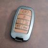 6 Button Remote Control Zinc Alloy Car Key Cover Holder for KIA Sedona Grand Carnival Sorento Shell Fob Key Case Protection Skin
