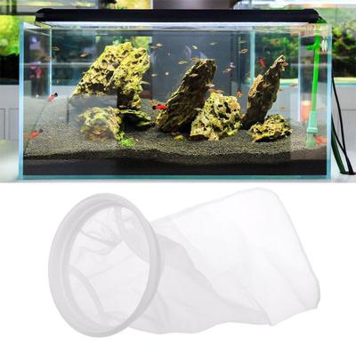 Filterbeutel mit extra feinem Netz, 7 Zoll Ringdurchmesser x 17 Zoll Länge, Premium-Aquarium-Nylon-Filterbeutel mit Kunststoffringen