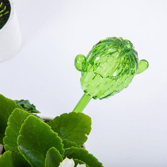 Cactus Watering Globes Plant Self Watering Bulbs Transparent Automatic Watering Globes for Indoor Outdoor Plants Home Gardening