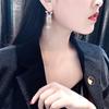 Trendy Long Tassel Bow Earrings: Celebrity-Inspired, Exaggerated Style for Women