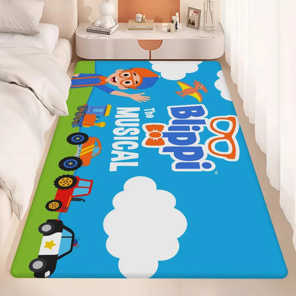 B-Blippiing Creative ABC Pattern Kitchen Mat Anti-Slip Doormat for Kids Room Bedroom Living Room Balcony Decoration