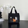 Stylish Canvas Commuter Tote with Zipper - Trendy Women's Handbag & Lunch Box