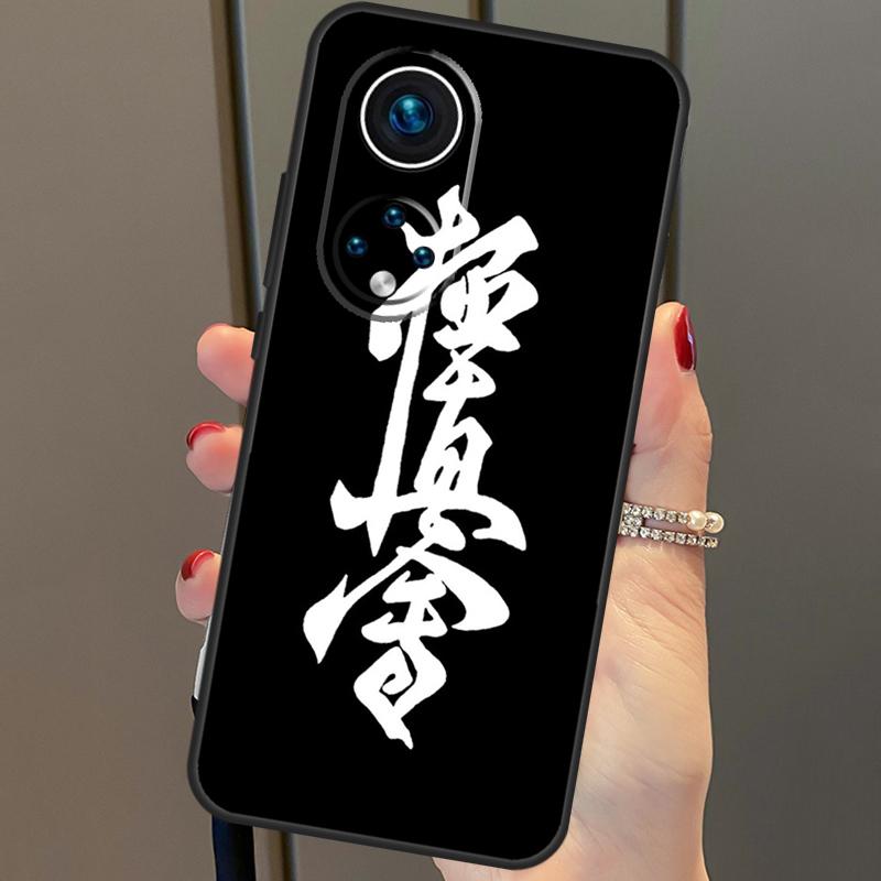 Oyama Kyokushin Karate For Huawei P20 P30 P40 Lite Pro P Smart 2019 Nova 9 5T Telefondeksel For Honor 50 8X 9X 10i