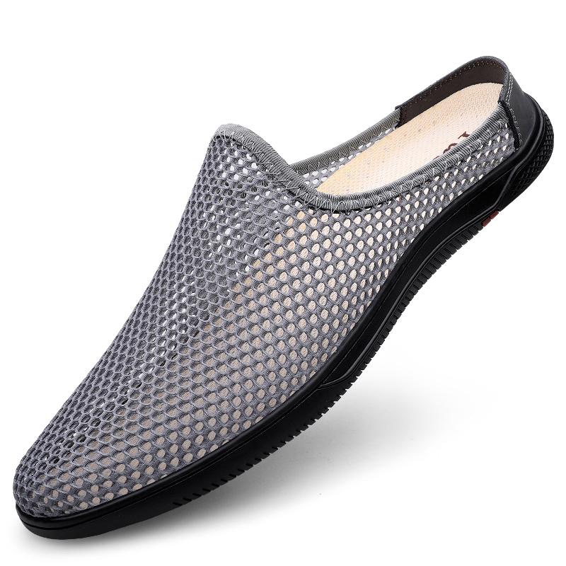 

Fashion Italian Men Air Cushion Mesh Sports Shoes Outdoor Walking Sneakers Fashion Antiskid Soft Bottom Slippers Flat Designer Loafers 44