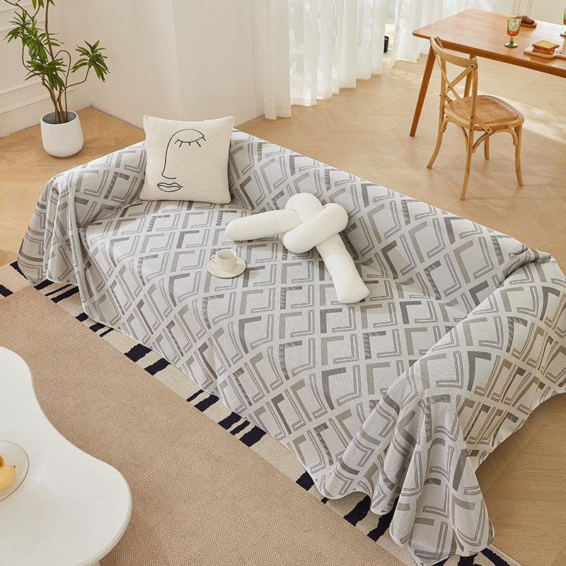 

Ткань для чехла дивана Нескользящий коврик для сиденья Летний Улучшенный Сенсор Цельный Пыленепроницаемый Полный Чехол для Дивана 180*130cm