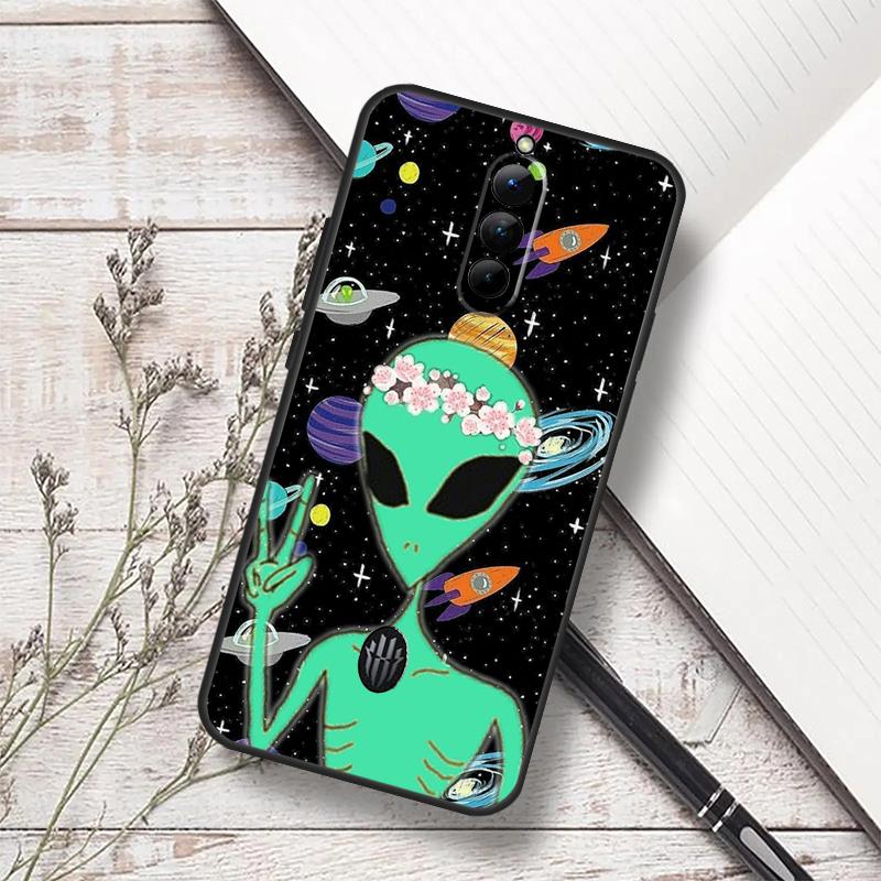 Aesthetics Cartoon Alien Space Case For ZTE Nubia Red Magic 10 Air 6S 7S 6 7 Pro RedMagic 8 9 8S 9S 10S 11 Pro Plus Cover