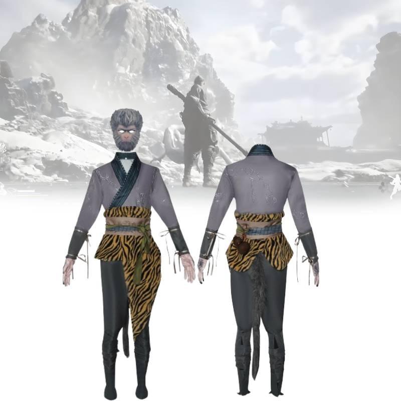 Wukong Myth Black Cosplay Set Game Role Play Party Adult And Child Costumes