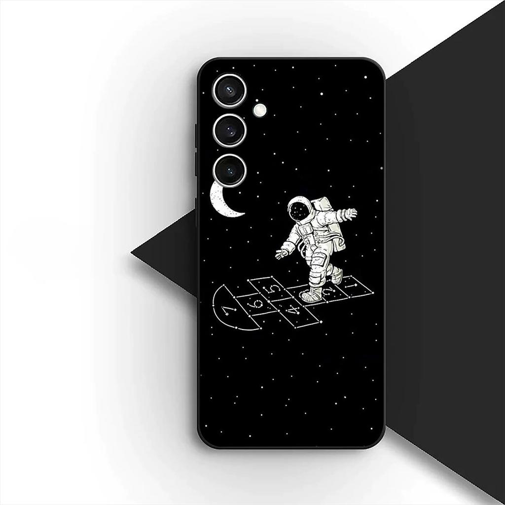 Witch Divination Tarot Moon Astronaut Space for Samsung Galaxy S25 S24 S23 FE Ultra Plus S7 Edge S25+ S24+ A56 5G + Phone Case