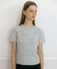 Tudment Angora Half Sleeve Pullover Mel Gray