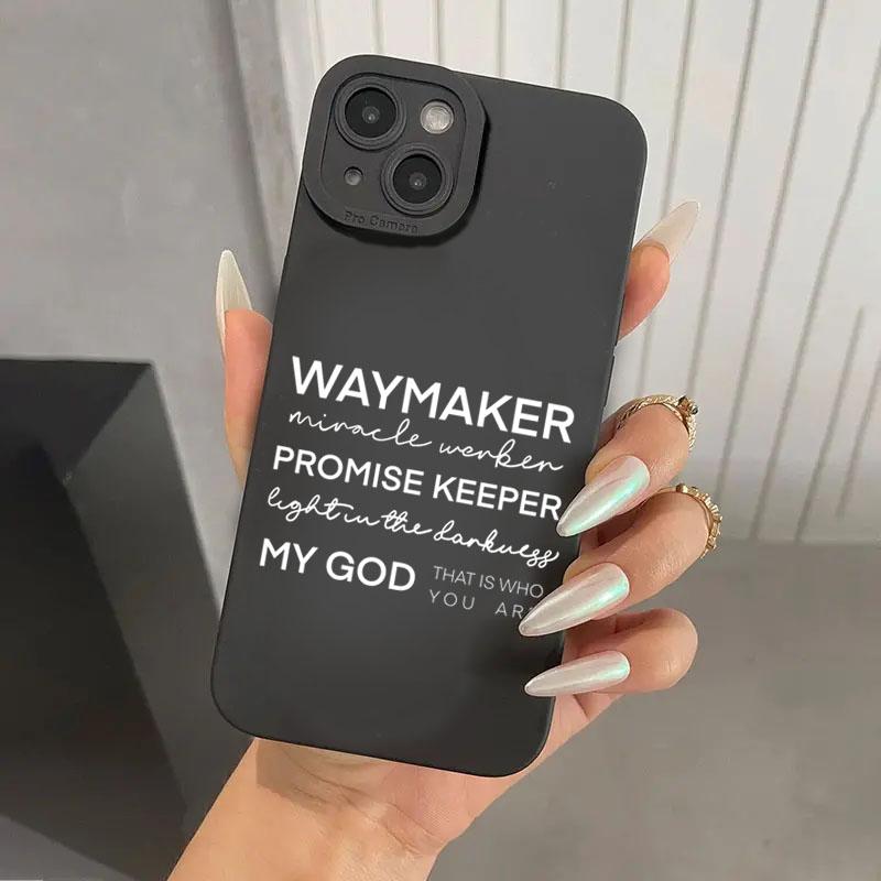 Fashion Sentences Phone Case For iPhone 16 15 14 13 12 11 Pro Max XS X XR 7 8 Plus Mini SE 2020 2022 Camera Protective