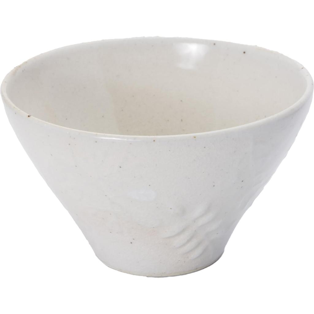 Aito Seisakusho Rice Microwave and Dishwasher Seto Made In Product Number 111233 "Ha Gohonte" Bowl/Rice Bowl, Safe, White, Approx. 11cm, Ware, Japan,