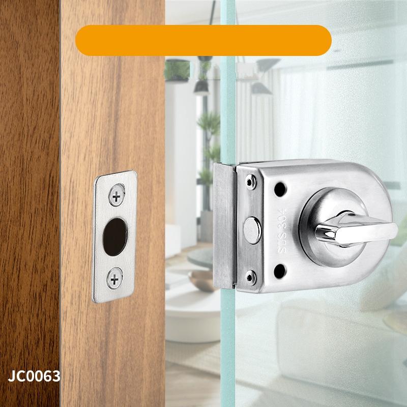 

Подходит для 1/2 стекла, 10 мм - 12 мм, нержавеющая сталь, двойной болт, поворотный раздвижной замок для контроля доступа, офисная стеклянная дверь