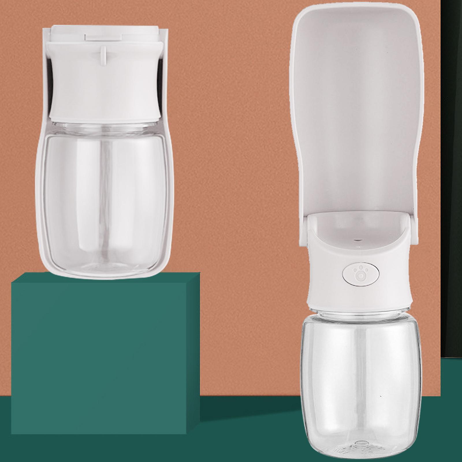 

Легкая дорожная миска-бутылка для воды для собак для прогулок, складная бутылка для воды для собак розовый