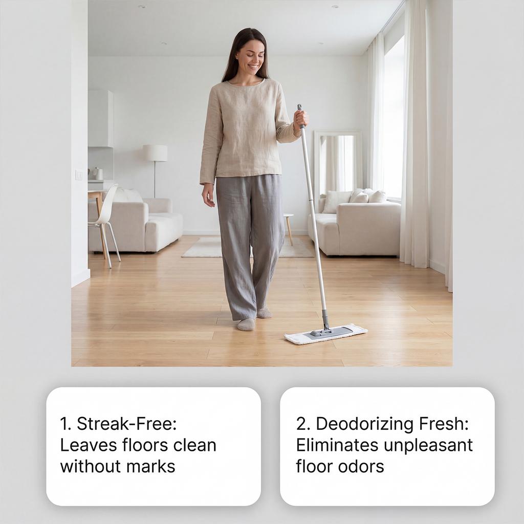 Jakehoe floor cleaning tablets decontaminate and protect the floor, fresh and fragrant, suitable for many materials 12pcs