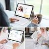iPad A16 Bluetooth Keyboard Protective Case with Magnetic Detachable Pen Slot for 10th/11th Gen Tablets