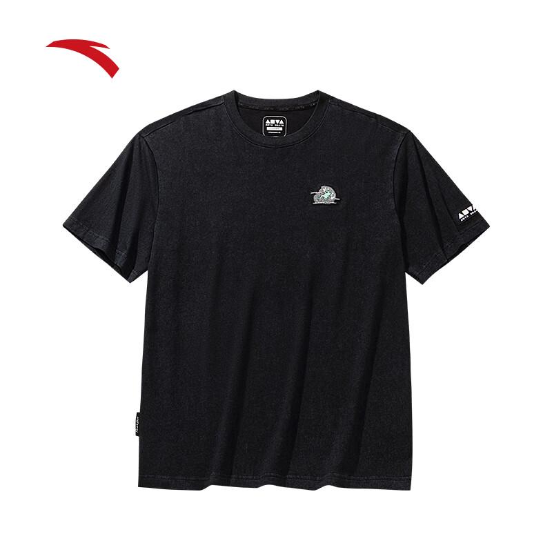 Anta Unisex Pure Cotton Loose Fit Short Sleeve T-Shirt L