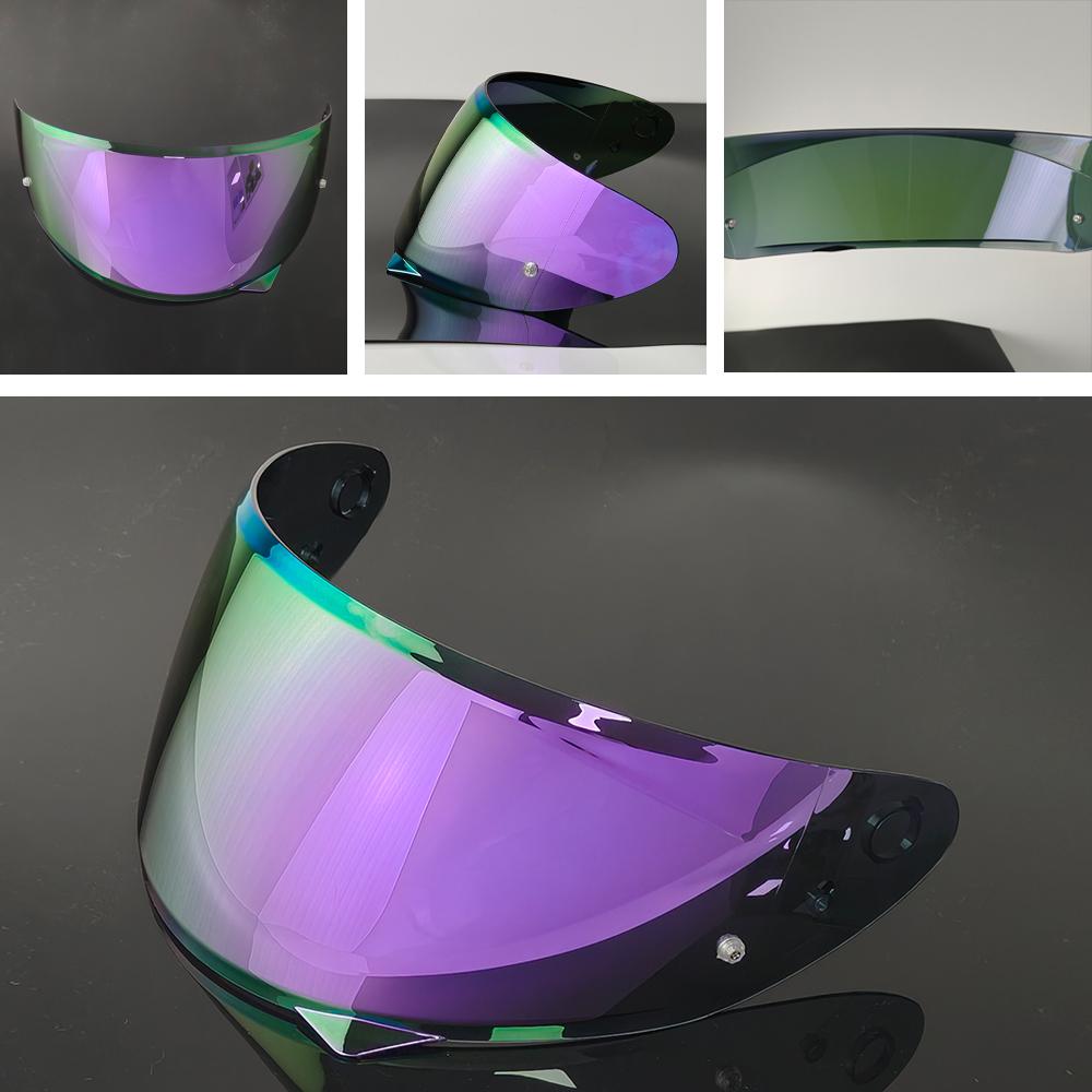C10 Visier für HJC HJ34P C10 Helm Visier Ersatz Anti-UV Anti-Kratzer Staubdicht Windschutz Motorradzubehör