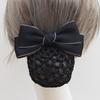 Women's Professional Hair Net Bow Clip for Work: Ideal for Hotel, Bank, Nurse, Flight Attendant, and Updo Styles.