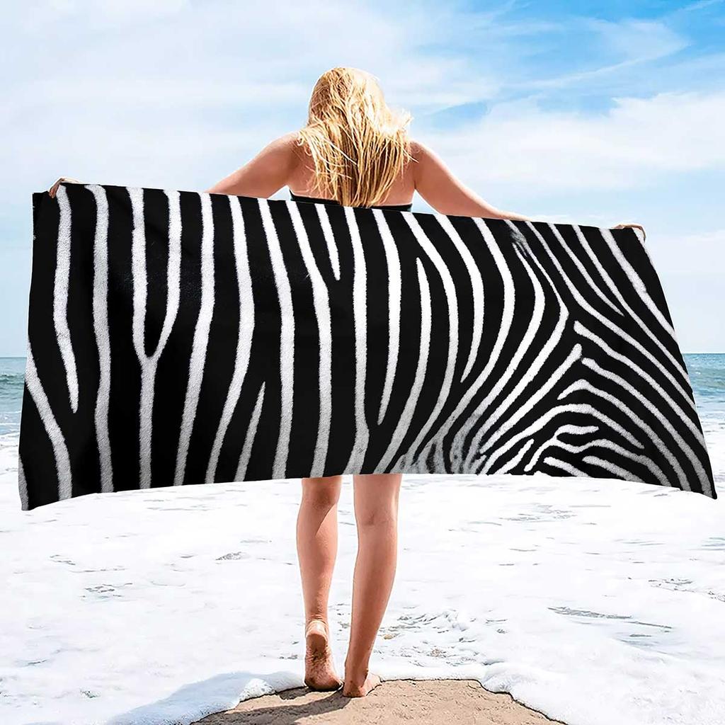 1pc Bow shaped beach towel, ultra-fine fiber quick drying absorbent large beach towel, beach vacation swimming