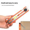 Foldable Marking Ruler Woodworker Horizontal Mark Base with Blisters Multifunctional Positioning Ruler with Scale Measuring Tool