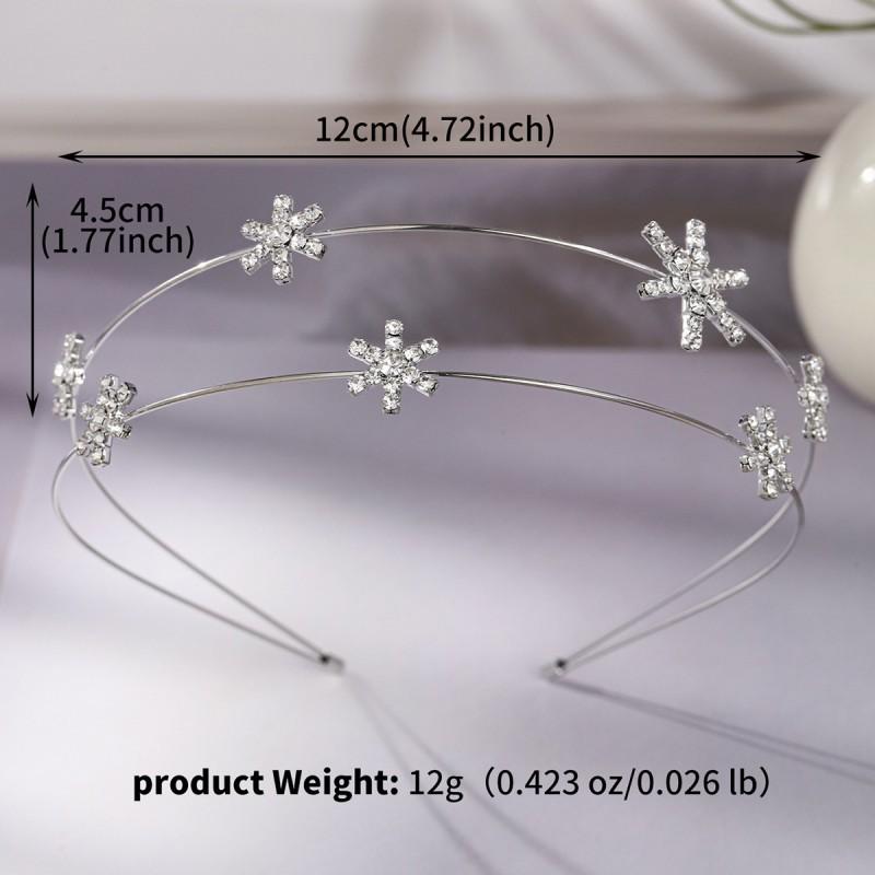 Korean Fashionable Star Headband Creative Double-layer Claw Welding Simple High-end Daily Hair Accessories