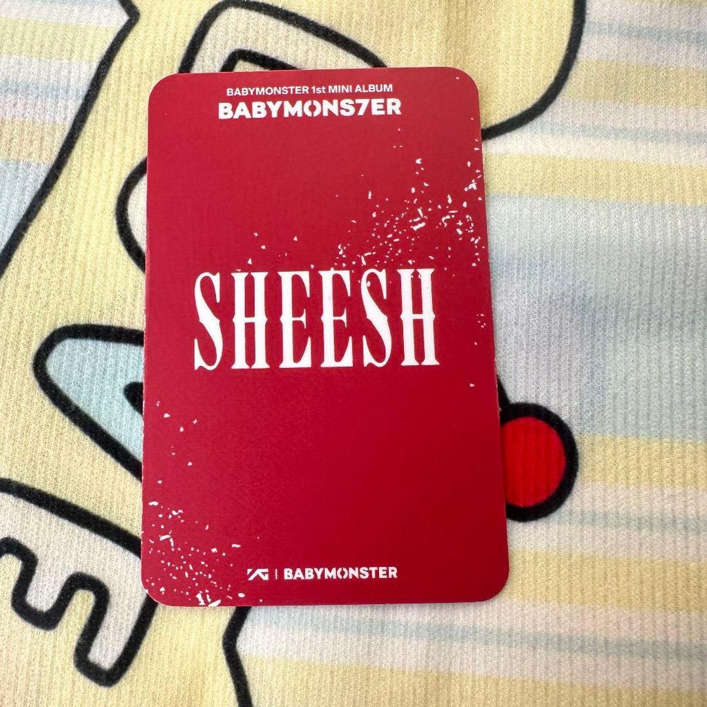 [USED] Babymonster Rami SHEESH Babymon pre-recorded trading card