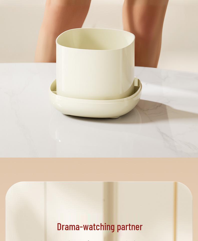 Little Devil Mini Desktop Trash Can with Lid - Cute Waste Basket for Office, Living Room, or Household.