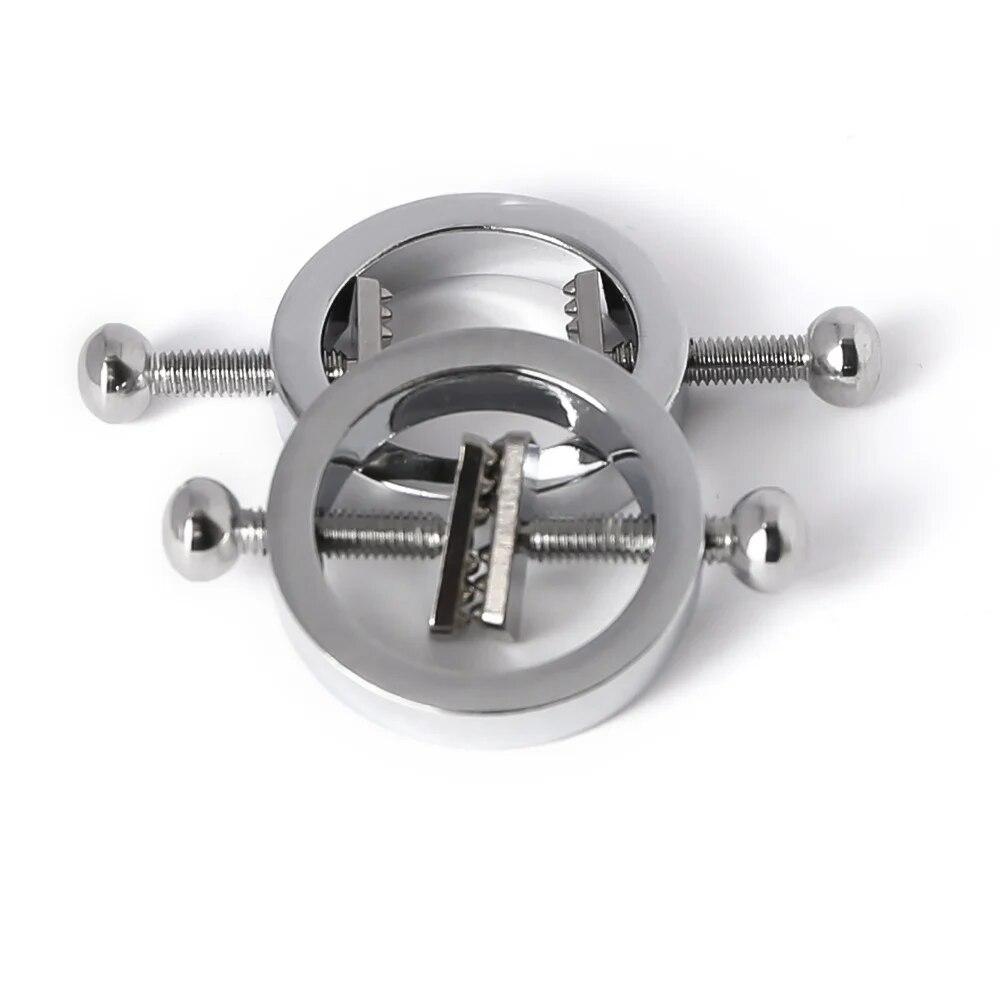 Sexy Nipple Clamps Metal Breast Clips Nipple Stimulator Erotic Bondage Flirt Tease Sex Toys For Women Couples BDSM Adult Games