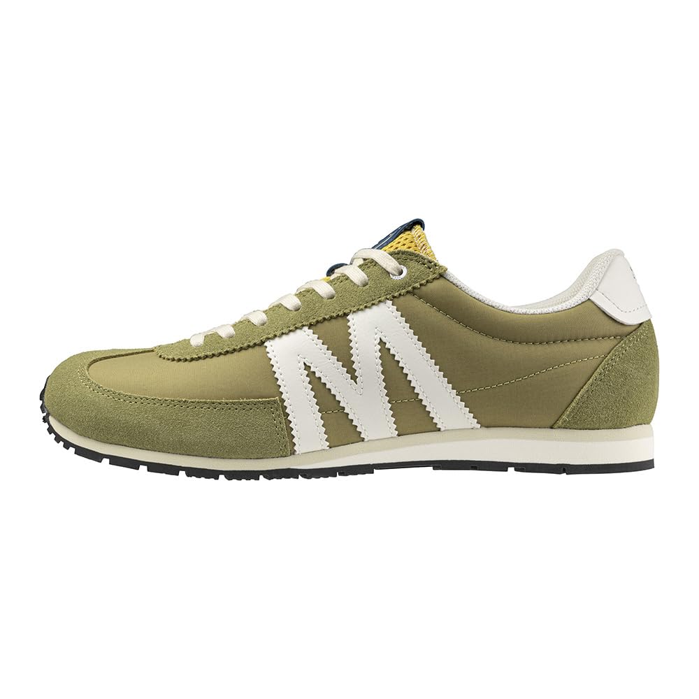 Mizuno MLC PAMIEL Sports and Khaki x Size 2E Sneakers, Casual, White, 23.0 cm,