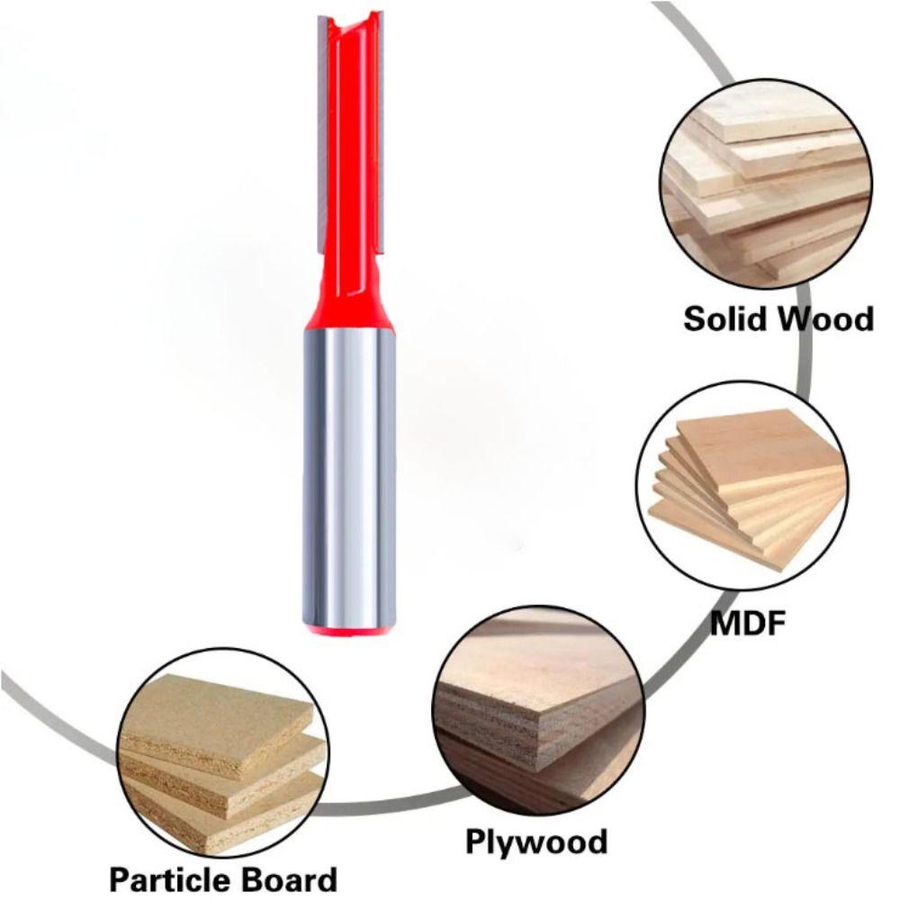 With Bearing Shank Milling Cutter 6mm Shank Carving Cutter Carbide Router Bit  Trimming