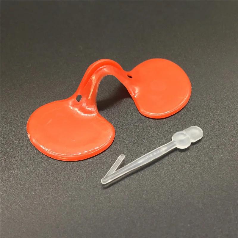 Cu găuri și șuruburi ochelari pentru pui Ochelari pentru pui Pui Porumbel Fazan Ochelari Anti-ciugulire Accesorii pentru păsări de curte 20/10/100 Buc