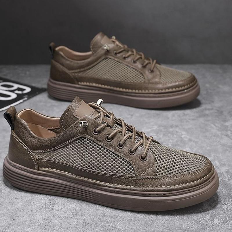 Fashion Man Shoe Breathable Minimalist Khaki Plain Legitimate Designer Luxury Sneakers Classic Original Walking Casual Shoes for Men