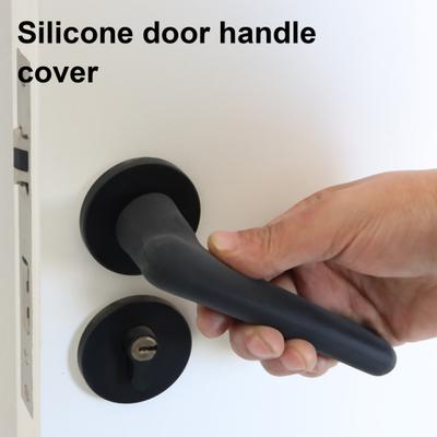 2 Pezzi Coprimaniglie in Silicone Universali Anticollisione Antistatici di Sicurezza Coprimaniglie a Leva per Porta Protezioni Paracolpi Cuscini