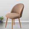 Anti-slip Low Back Duckbill Dining Chair Cover Backrest Protector  for Home Hotel Decoration