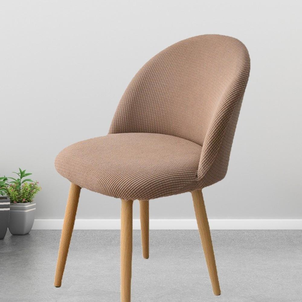 Anti-slip Low Back Duckbill Dining Chair Cover Backrest Protector  for Home Hotel Decoration