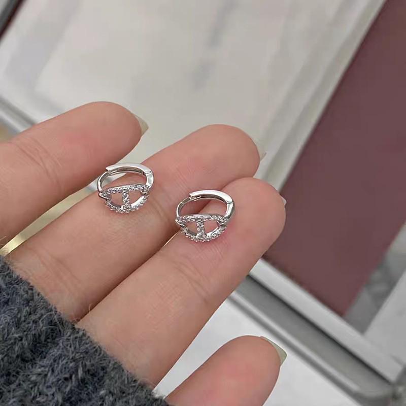 925 Sterling Silver Hoop Earrings: 2025 Modern Niche Design - Elegant & Luxurious for Women