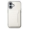 For iPhone 17 Case Card Holder Kickstand Crocodile Texture Leather Back Phone Cover