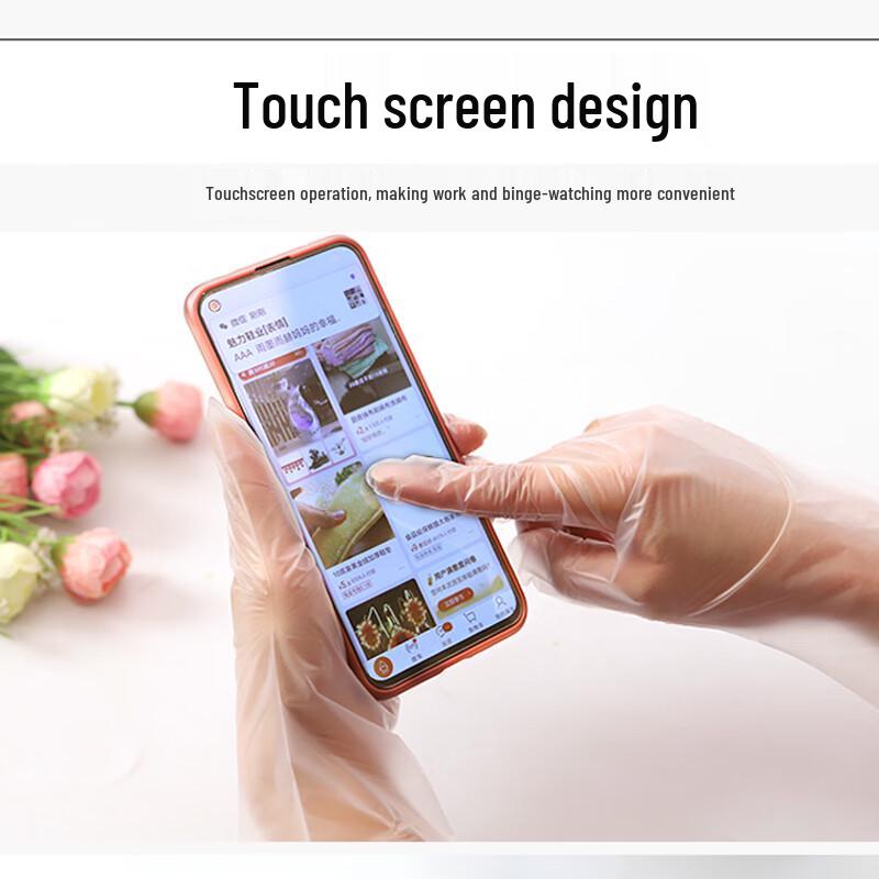 Beiyipin Food-Grade PVC Disposable Gloves