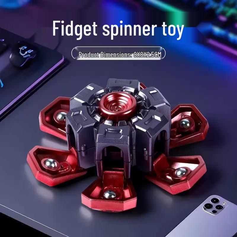 Transforming Mecha Gyroscope: Innovative Decompression Toy with Exploding Armor and Mechanical Features