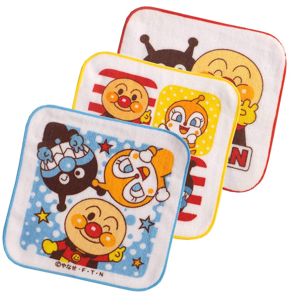 Salonje Anpanman Mini Towel Set of 3 824958