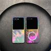Samsung Galaxy Z Flip7 Gradient Case, Feather Color-Plated, 5th Gen Magnetic Folding Cover