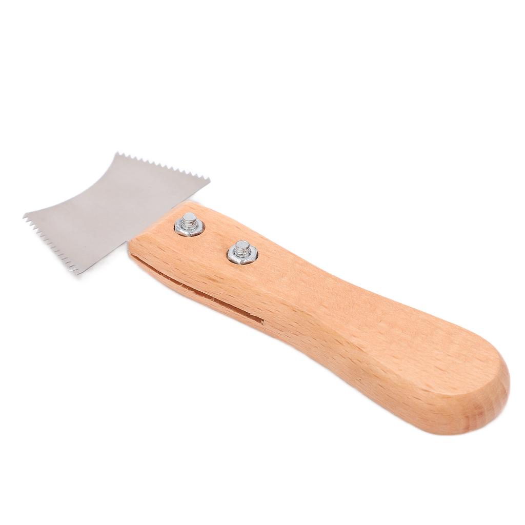 Kytarový drážkovací pilový list, čisticí nůž na pražce, buková rukojeť, nástroje pro hudební nástroje M02835