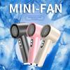 Portable Handheld Fan with Lanyard & LED Display 100 High-speed Cold Winds 3000mAh Mini Summer Fan for Outdoor,Travel,Camping