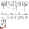 Personalized DIY Bow Series Charm Bracelet Flower Butterfly Heart Chain Bead Fit 9mm Bracelet Stainless Steel Valentine's Gift