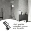 Adjustable Shower Faucet Angle Adapter Faucet Foot Stainless Steel Adjustable Angled Sturdy Showering Component Easy To Clean
