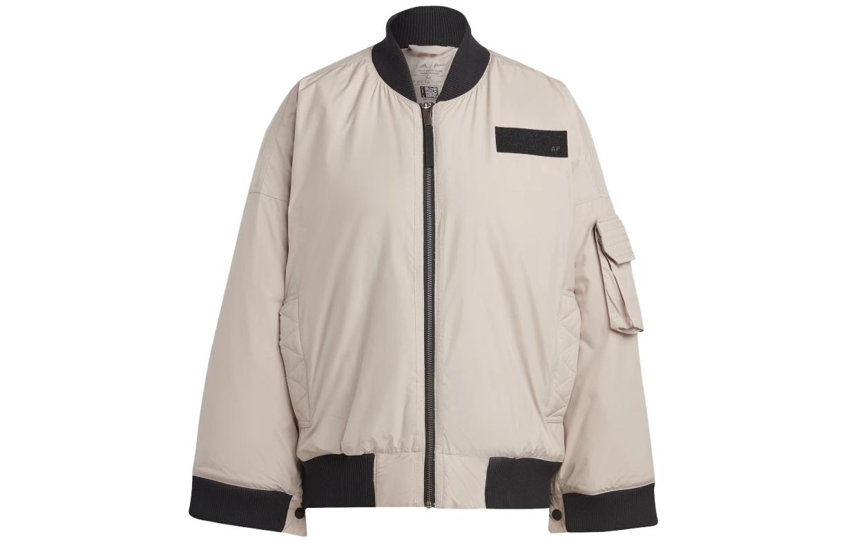 Adidas Jackets Women s Flesh Baseball Collar Moderate Other HR6992 S