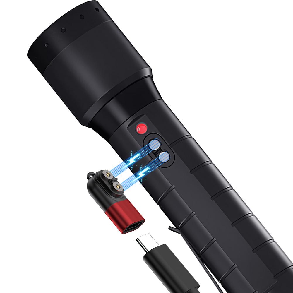 Type C Magnetic Adapter with Overload Guard Magnetic Charging Adapter Type C Charging Adapter for Flashlights Headlamps