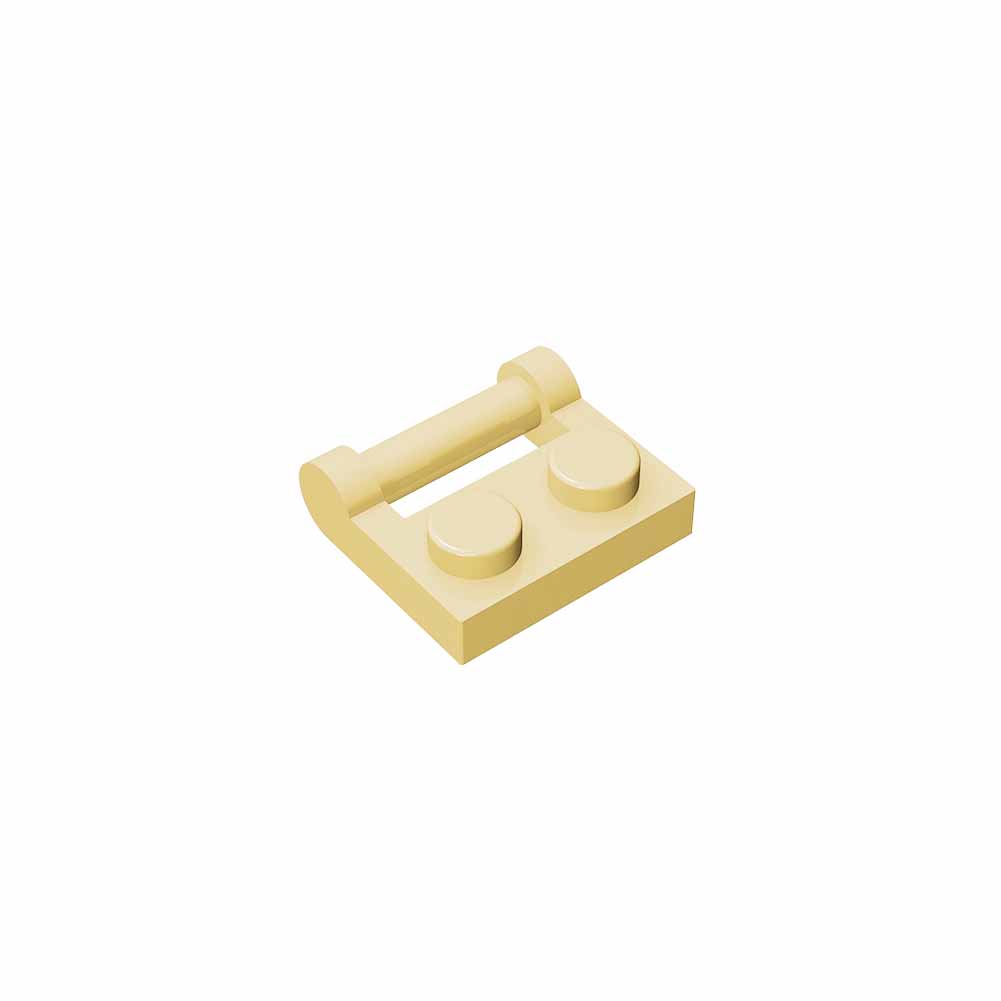 30 pieces of MOC parts 483361 x 2 with side strip handle compatible with DIY children's particle building block foundation brick