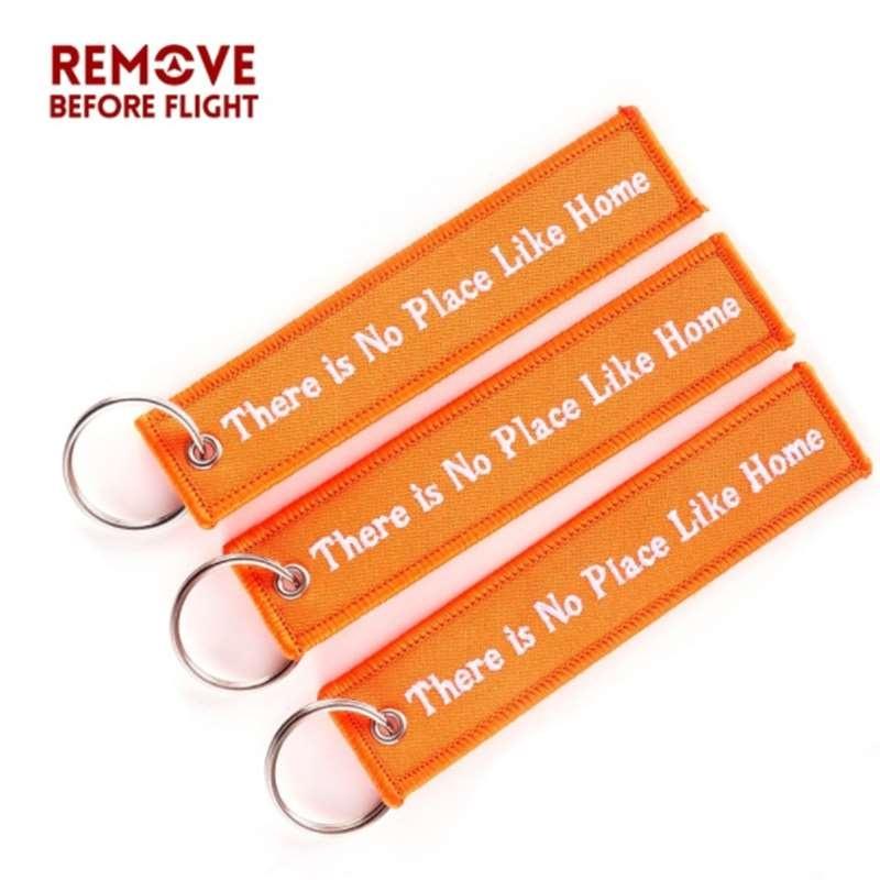 Odebrat před odletem Vítejte doma Dopis Keychain Nejlepší dárek pro rodinné přívěsky na klíče